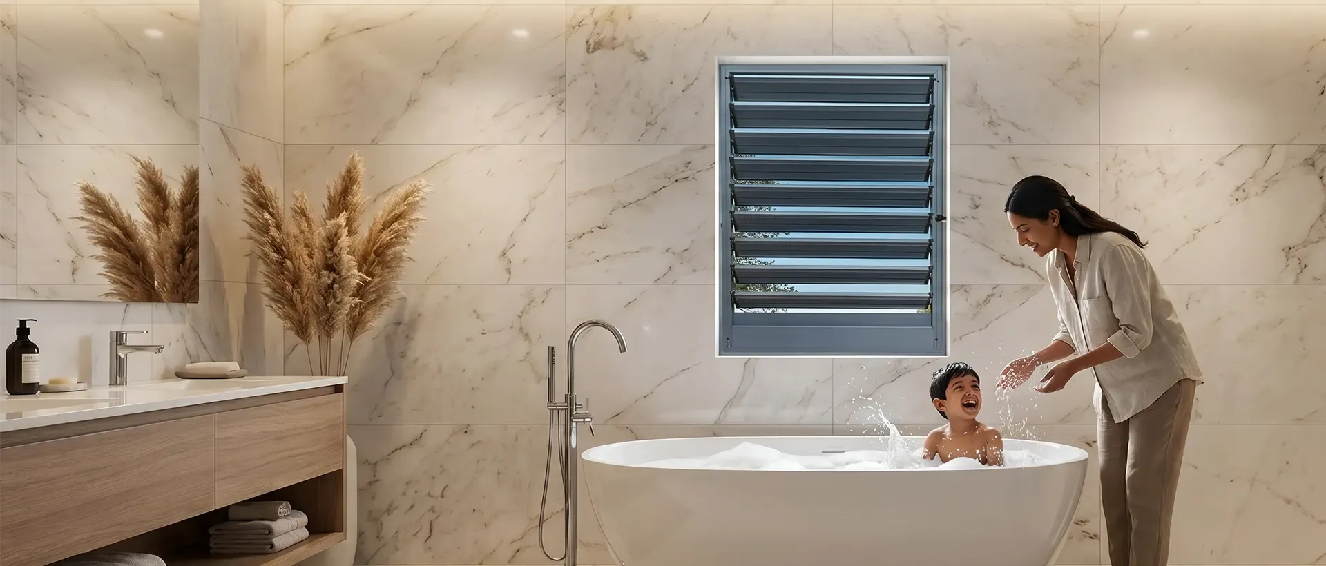 Aluminium Louver Windows