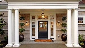 Fenesta front door with bright colors
