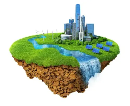Fenesta window with green ecosystem